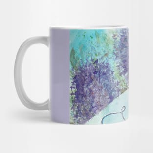 Mackinac Lilacs Watercolor Mug